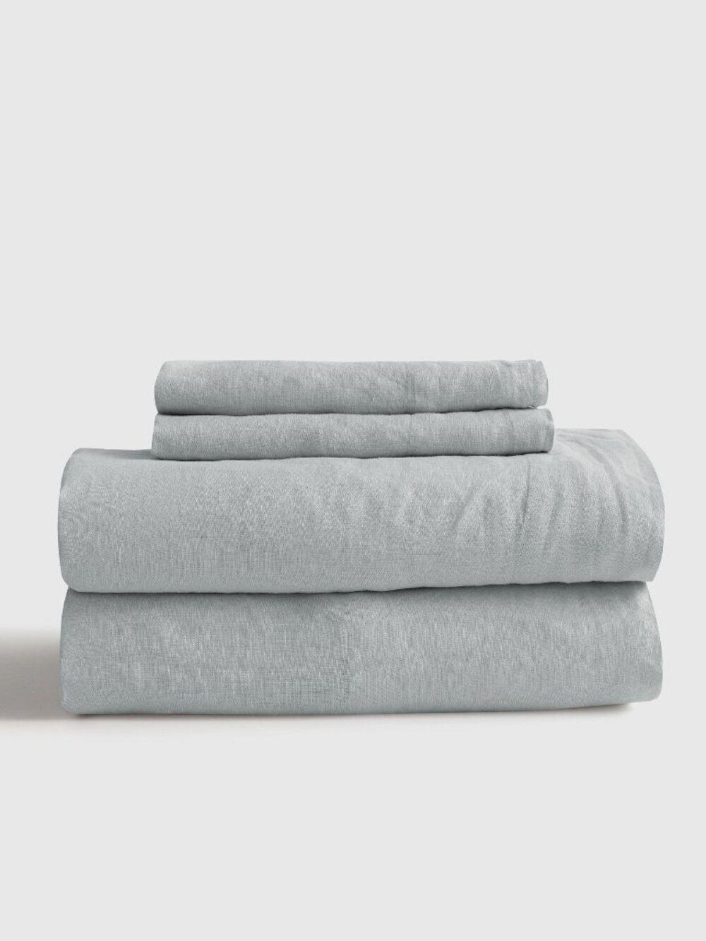 Quince European Linen Sheet Set in Mist